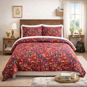 Pottery Barn Mazie Suzani Full Queen Quilt NWT